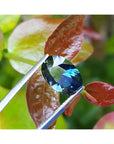 3.04 ct. Natural Australian Loose Sapphire Oval cut Sparkling Deep Blue for Sale in USA