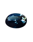 3.04 ct natural Australian deep blue-green oval cut loose sapphire gemstone.