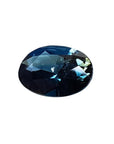 3.04 ct natural Australian deep blue-green oval cut loose sapphire gemstone.