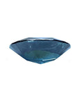 3.04 ct natural Australian deep blue greenish oval cut loose sapphire.