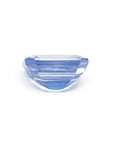 1.33 ct. medium blue emerald-cut loose sapphire gemstone.
