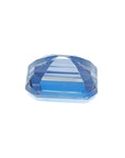 1.33 ct. medium blue emerald-cut loose sapphire gemstone.