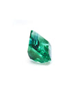 1.83 carat GIA certified emerald-cut Colombian emerald with a vibrant bluish-green hue.