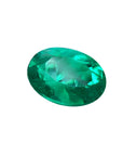Natural loose Colombian emerald oval cut, sourced from the Muzo mine in Colombia.