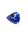 3.30 ct. pear shaped loose natural blue sapphire gemstone with vibrant medium blue color.