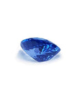 3.30 ct. pear shaped vibrant medium blue natural sapphire gemstone.
