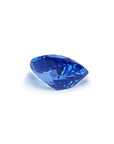 3.30 ct. pear shaped vibrant medium blue natural sapphire gemstone.