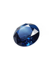 2.39 ct. Loose round cut blue sapphire Sri Lanka, left side position table and crown visibles