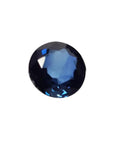2.39 ct. loose round cut natural deep blue sapphire from Sri Lanka.