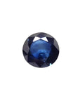 2.39 ct. Loose round cut blue sapphire Sri Lanka, features a rich, deep blue hue, ideal for creating a stunning halo ring or an elegant pendant necklace.