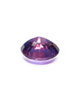 2.00 ct round cut natural pink sapphire loose stone with vibrant, clear medium pink hue.