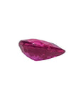 Sparkling 1.09 carat loose natural Burmese ruby, pear shape, medium red color.