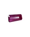 Natural ruby tapered baguette loose Burma gemstone 1.07 ct. front right position table and crown visibles