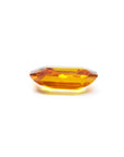 2.96 ct. Loose Natural Sapphire Yellow Madeira Emerald cut Vibrant Intense Color