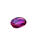 3.51 ct. loose natural pink sapphire, oval cut, with intense brilliance and eye-clean crystal.