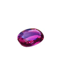 3.51 ct. loose natural pink sapphire, oval cut, with intense brilliance and eye-clean crystal.