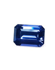3.90 ct. untreated GIA Certified loose Sapphire Blue Changing to Purple Color Emerald-cut.