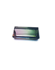3.20 ct. loose Brazilian watermelon tourmaline gemstone with strong green and soft pink hues.