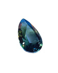 3.22 ct. loose Australian blue sapphire pear shaped, left side position table and crown are visibles