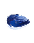 3.67 ct. Loose Natural Hearth Mined Sapphire Pear cut Vivid Deep Blue Color