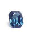 Natural sapphire untreated GIA certified emerald-cut 4.52 ct., right tall position table and crown visibles