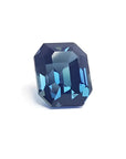 4.52 ct. natural untreated deep blue-green sapphire with an emerald cut.