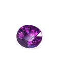 2.59 ct. Natural Pink Sapphire Oval cut Intense and Vibrant Color, front side position view table and crown visibles
