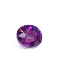 2.59 ct. Natural Pink Sapphire Oval cut Intense and Vibrant Color, left side view table and crown visibles