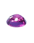 Loose natural ruby round cut 1.64 carat Sri Lanka, upside down pavilion exposed
