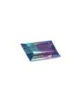 Fancy cut 8.30 carat loose Brazilian watermelon tourmaline with vibrant red-orange and bluish-green bicolor.