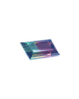Fancy cut 8.30 carat loose Brazilian watermelon tourmaline with vibrant red-orange and bluish-green bicolor.