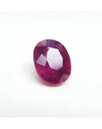 1.68 ct. oval-cut Burmese natural loose ruby with medium deep red hue.