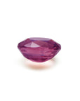 Burmese natural loose ruby oval cut 1.68 ct. underside girdle and pavilion visibles