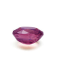 Burmese natural loose ruby oval cut 1.68 ct. underside girdle and pavilion visibles