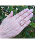 Genuine Oval cut Ruby Ring for Women 0.91 carat From Burma