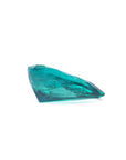 2.65 carat pear cut loose Colombian emerald, vibrant medium deep green.