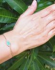 Colombian emerald bracelet