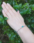 Emerald bracelets 14k gold