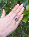 GIA certified women's sapphire ring