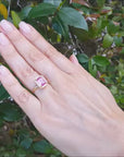 Real Pink Sapphire Rings for Women