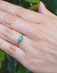Minimalist Emerald Ring