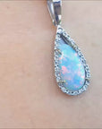 Real opal necklace