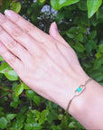 Real Colombian emerald bracelet