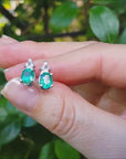 Colombia emerald earrings