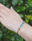 14k gold Emerald bracelets for sale