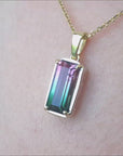 Pendant watermelon tourmaline