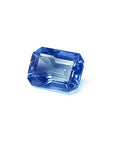 1.33 carats Loose Blue Sapphire Sparkling Medium Blue Color Emerald-cut for Sale
