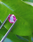1.18 ct. Loose Ruby Cushion cut Rich Red Medium-deep Color Natural Gemstone