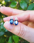 Blue sapphire earrings for sale