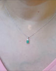 Real emerald necklace in USA